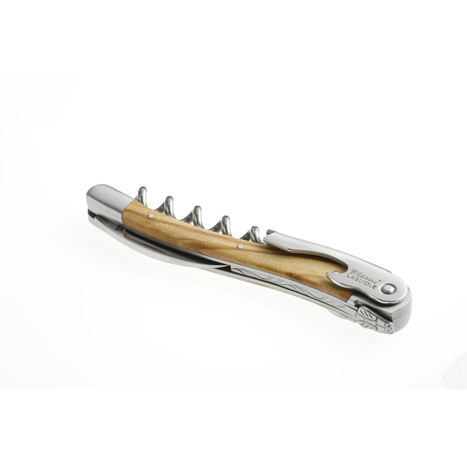 Château LAGUIOLE corkscrew Classic Olive wood