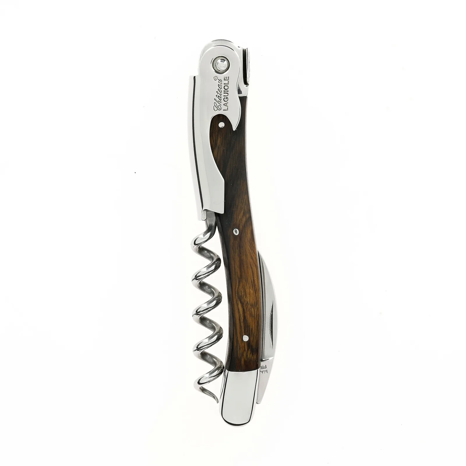 Château LAGUIOLE corkscrew Classic Iron burl wood