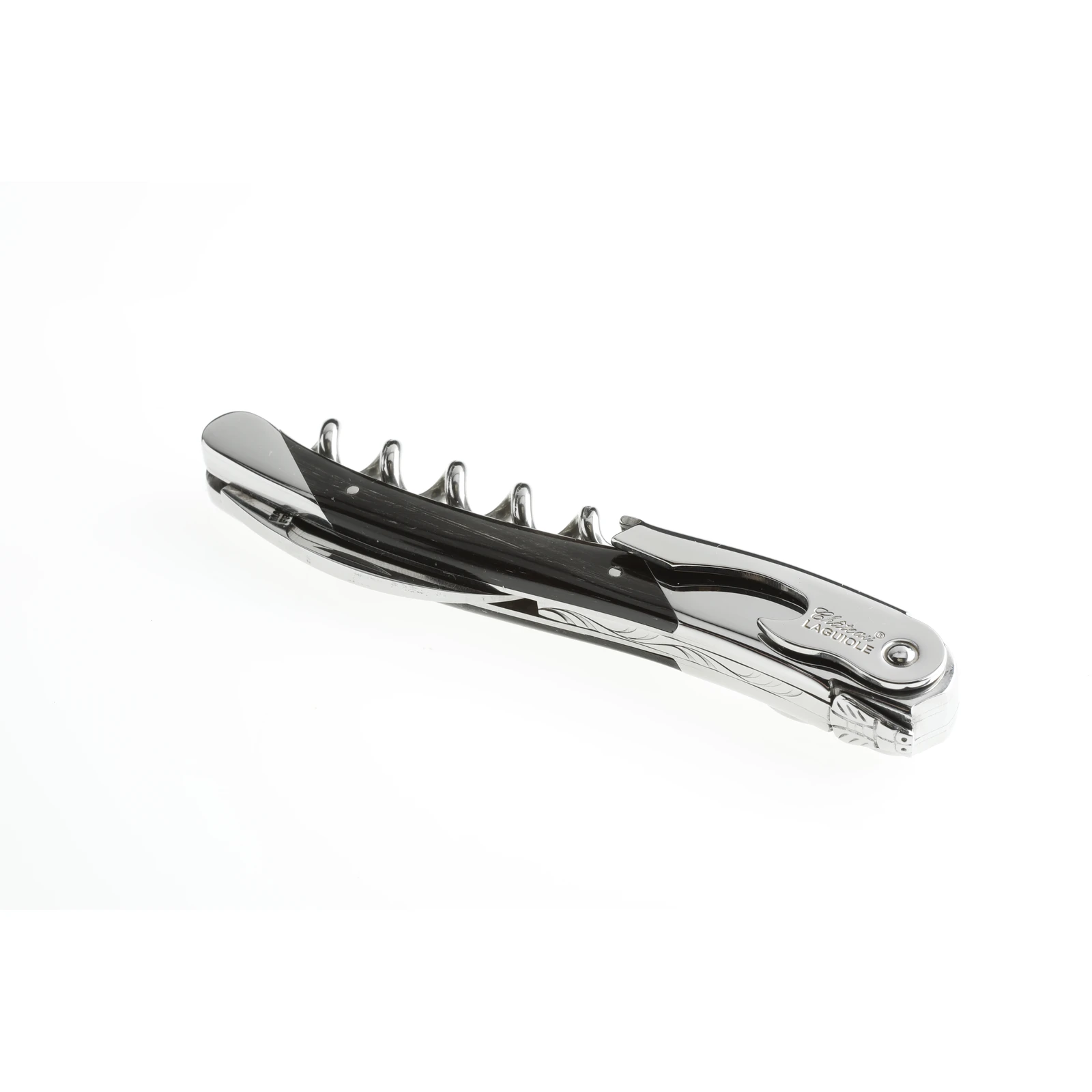 Château LAGUIOLE corkscrew Grand Cru Black horn