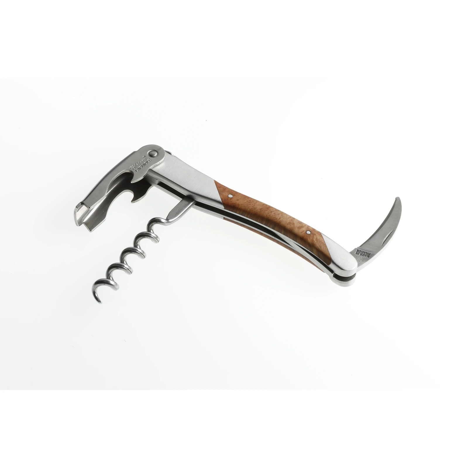 Château LAGUIOLE corkscrew Grand Cru Briar wood