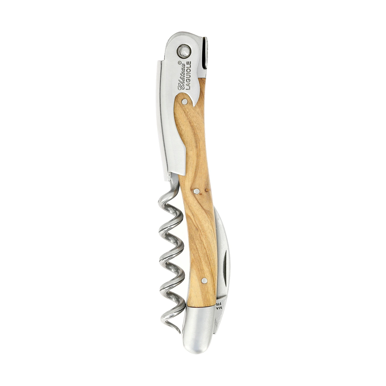 Château LAGUIOLE corkscrew Classic Olive wood