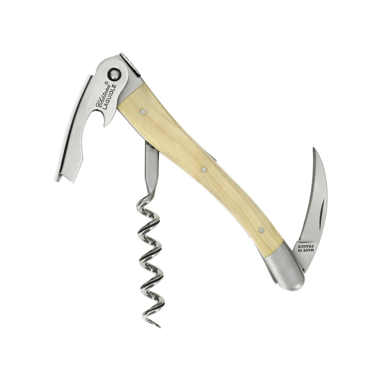 Château LAGUIOLE corkscrew Classic Boxwood — 3