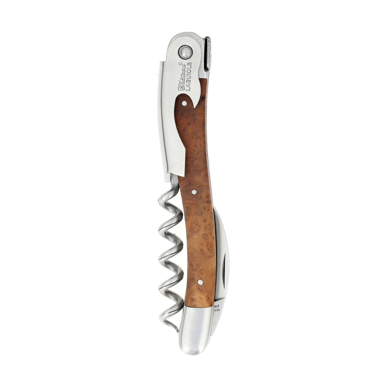 Château LAGUIOLE corkscrew Classic Briar wood
