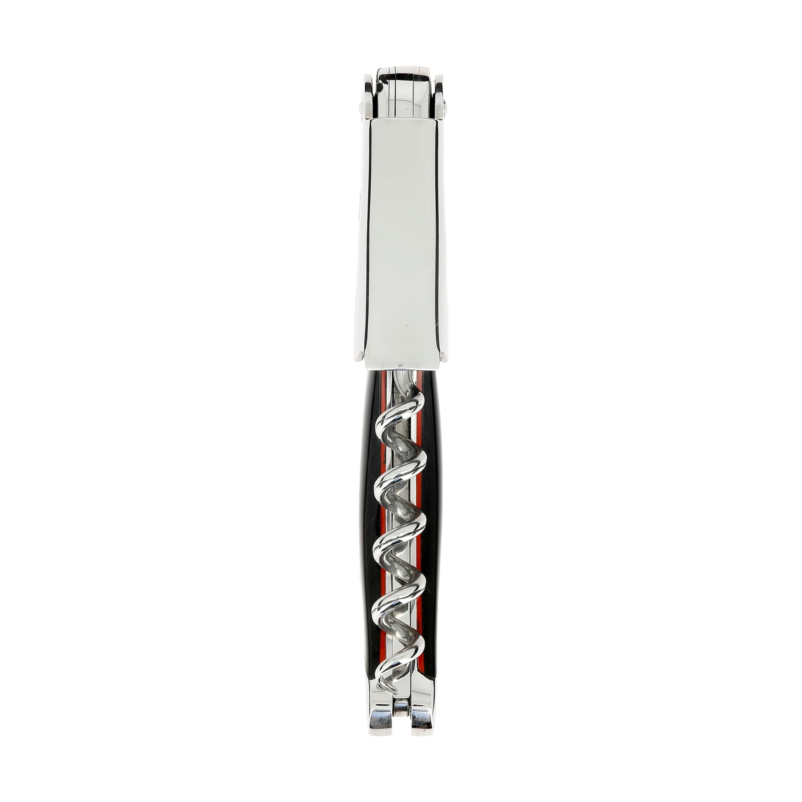 Château LAGUIOLE corkscrew Edge Black Horn and red brace — 4