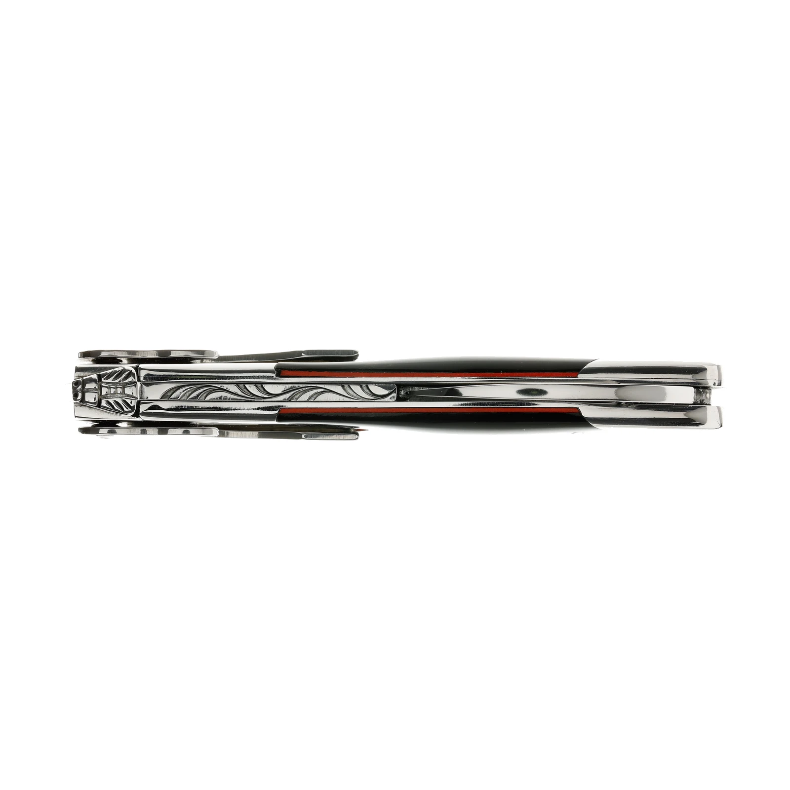 Château LAGUIOLE corkscrew Edge Black Horn and red brace — 5