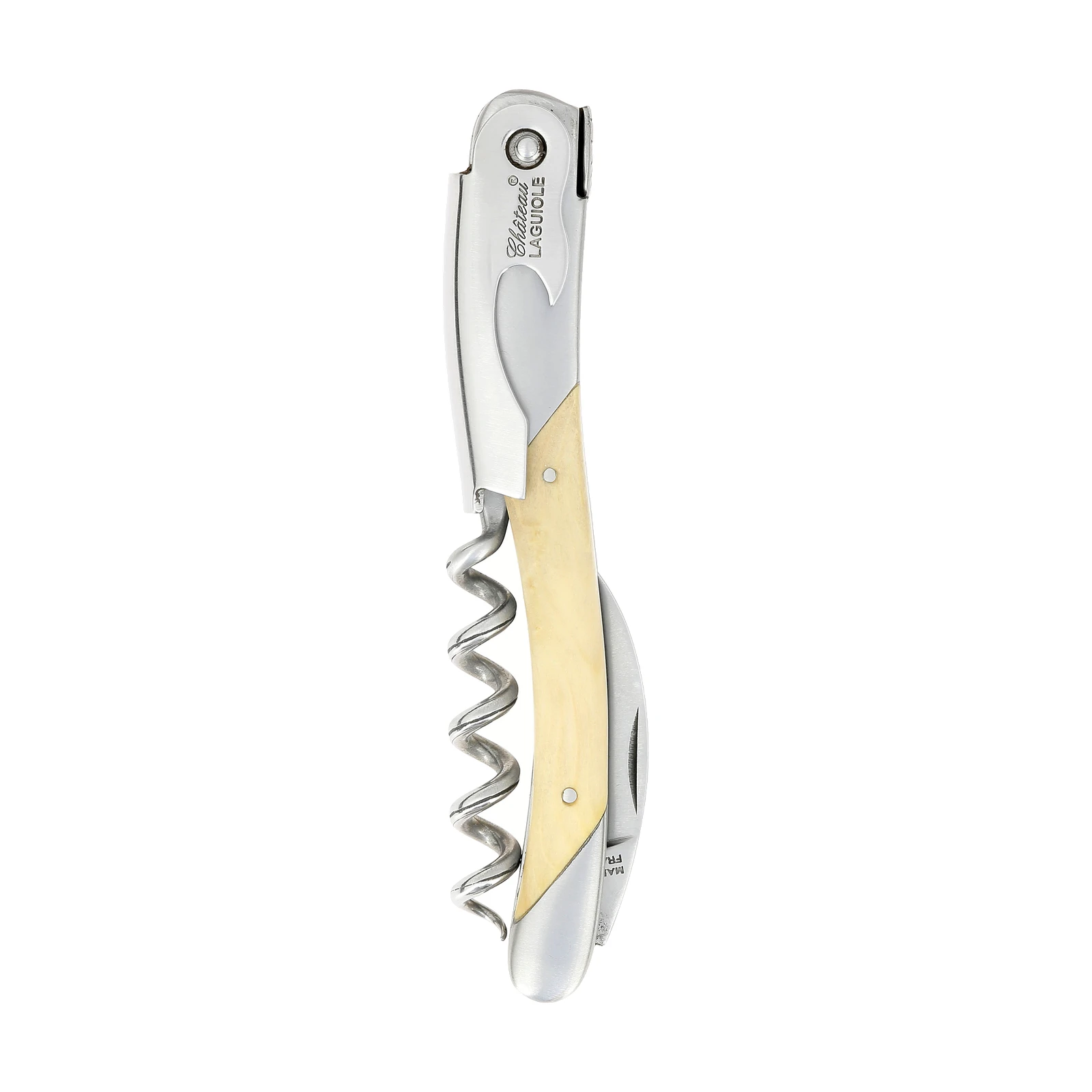Château LAGUIOLE corkscrew Grand Cru Boxwood (brushed finish)