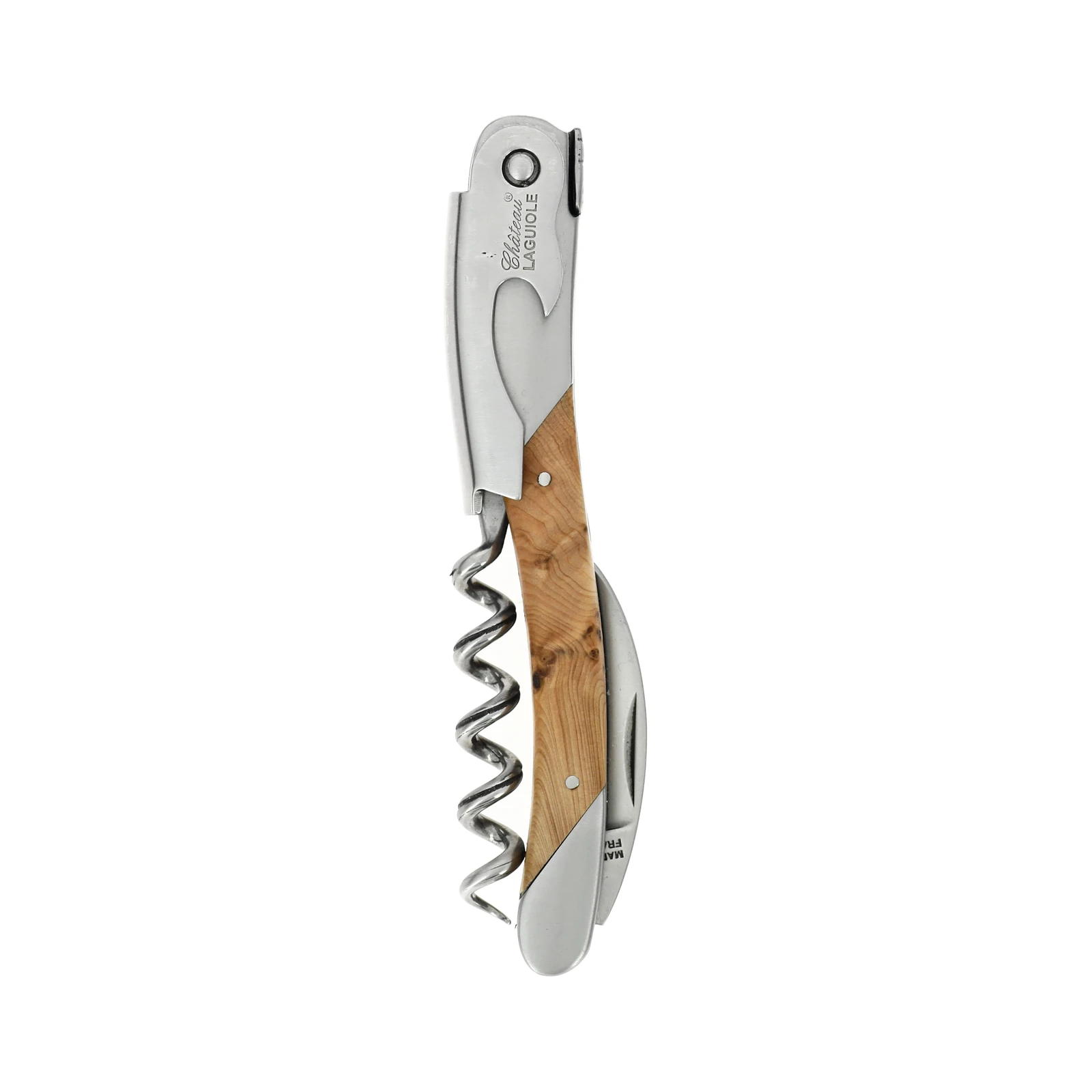 Château LAGUIOLE corkscrew Grand Cru Cade wood