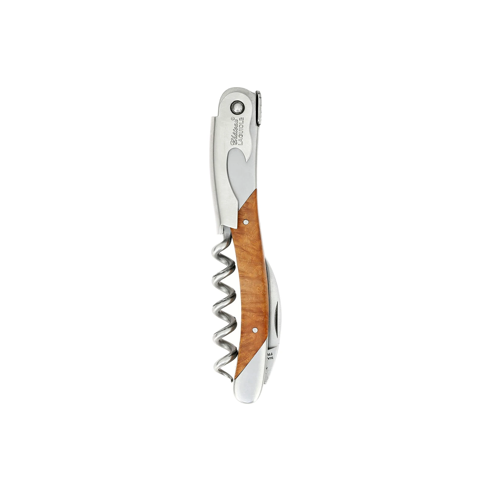 Château LAGUIOLE corkscrew Grand Cru Briar wood