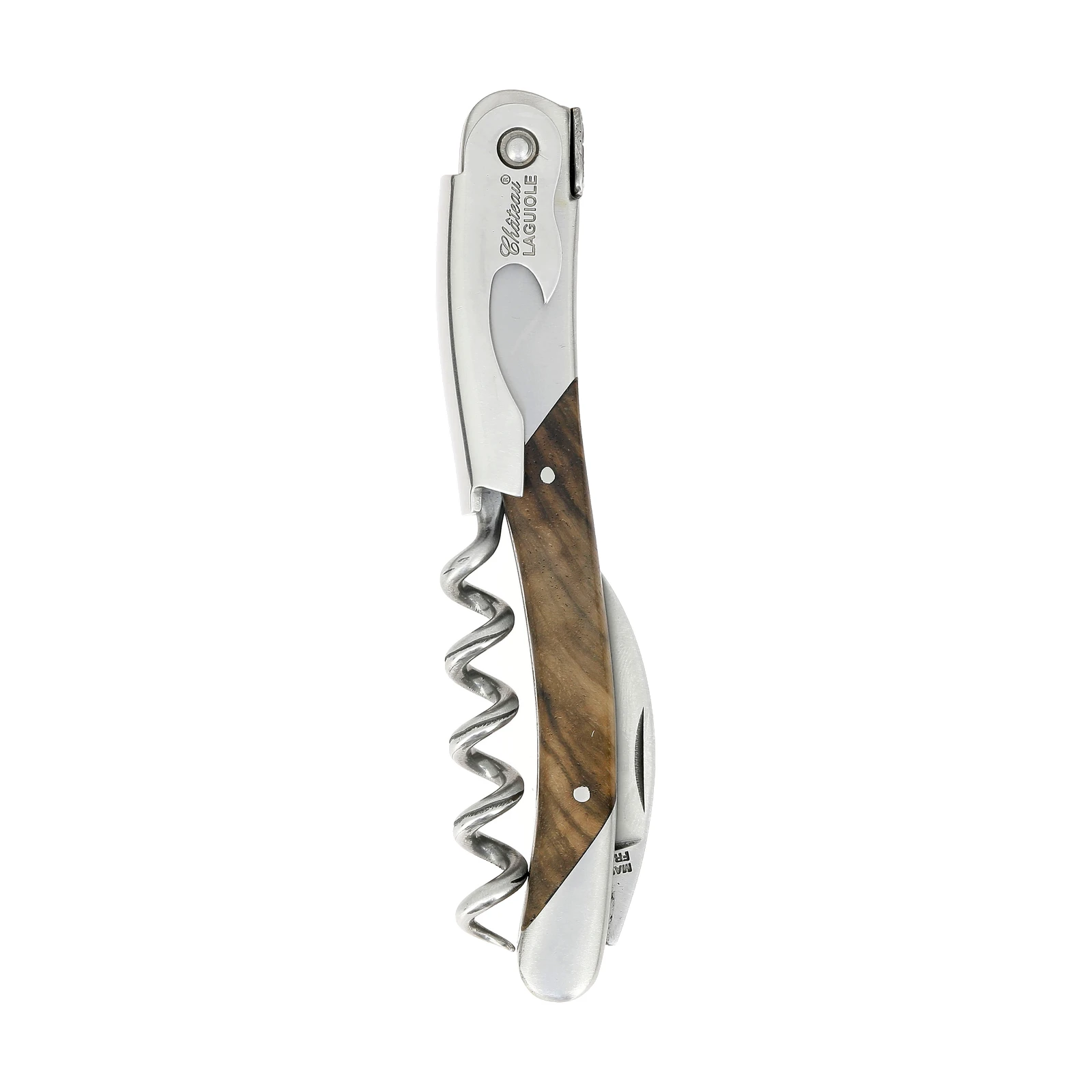 Château LAGUIOLE corkscrew Grand Cru Walnut wood