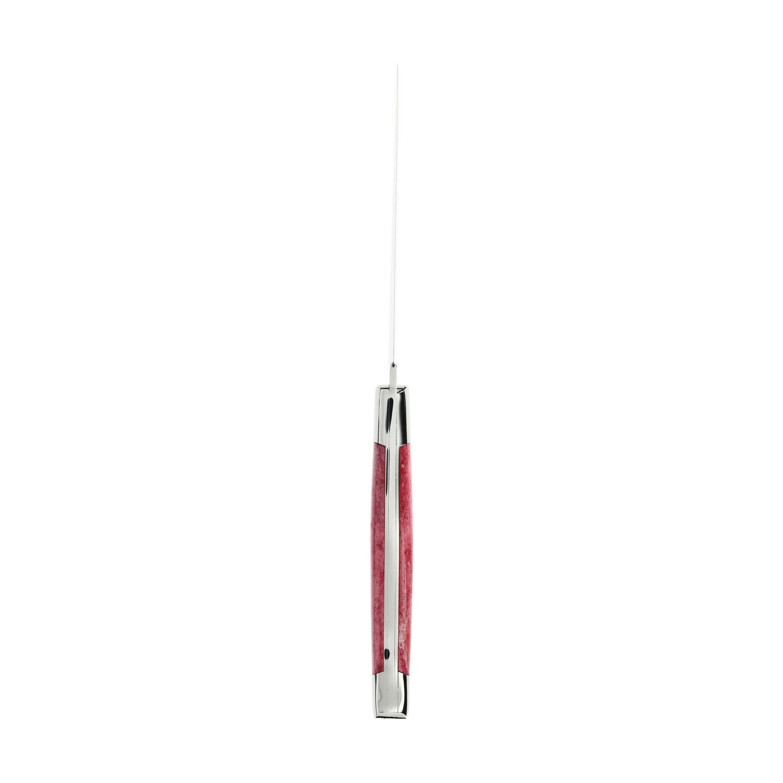 Château LAGUIOLE Couteau de table Heritage 2 mitres Os teinté rouge — 4