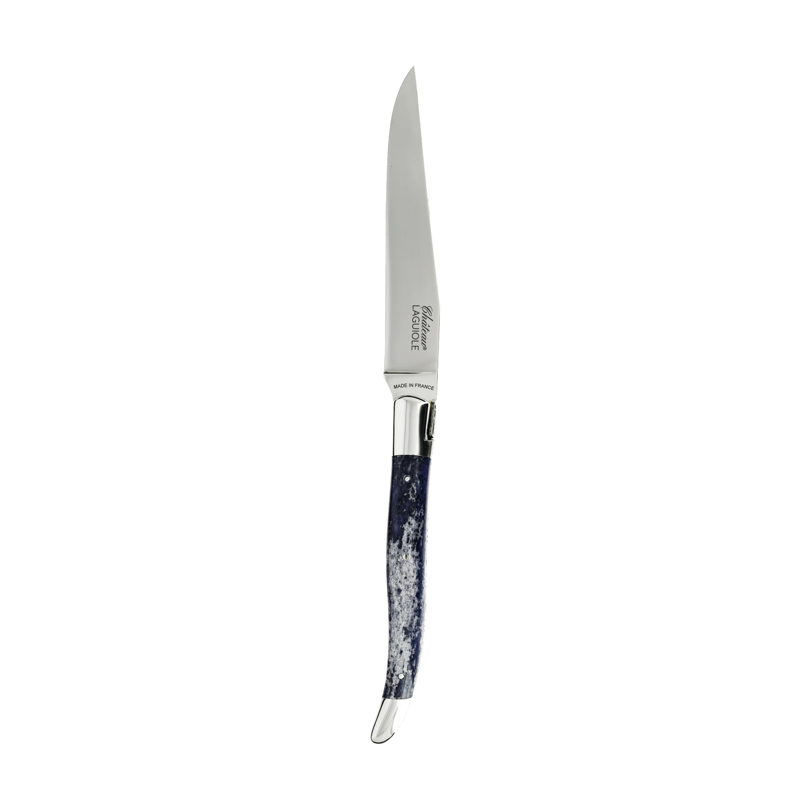 Château LAGUIOLE Heritage Steak knife two bolsters Black-stained bone