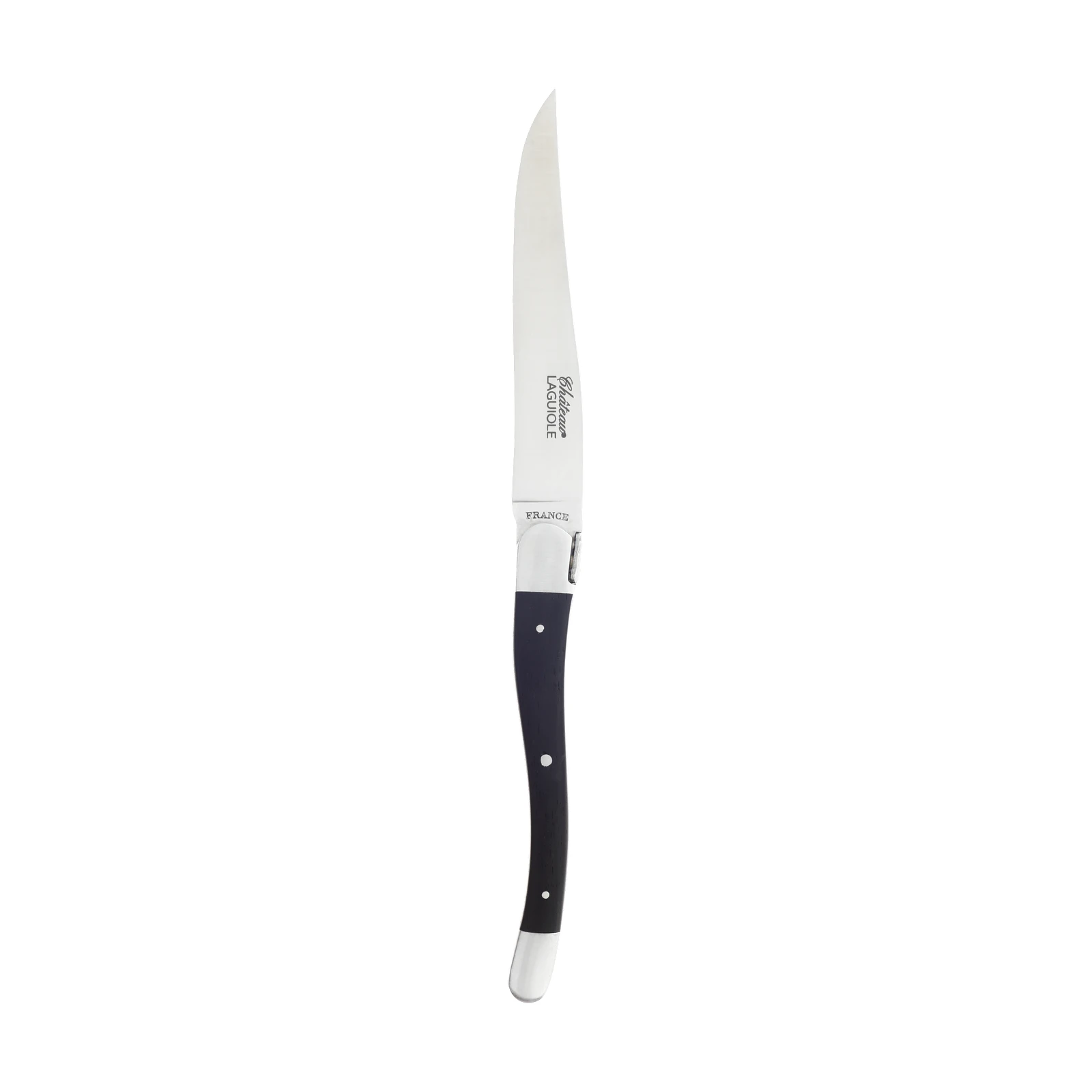 Château LAGUIOLE Signature Steak knife two bolsters Ebony wood