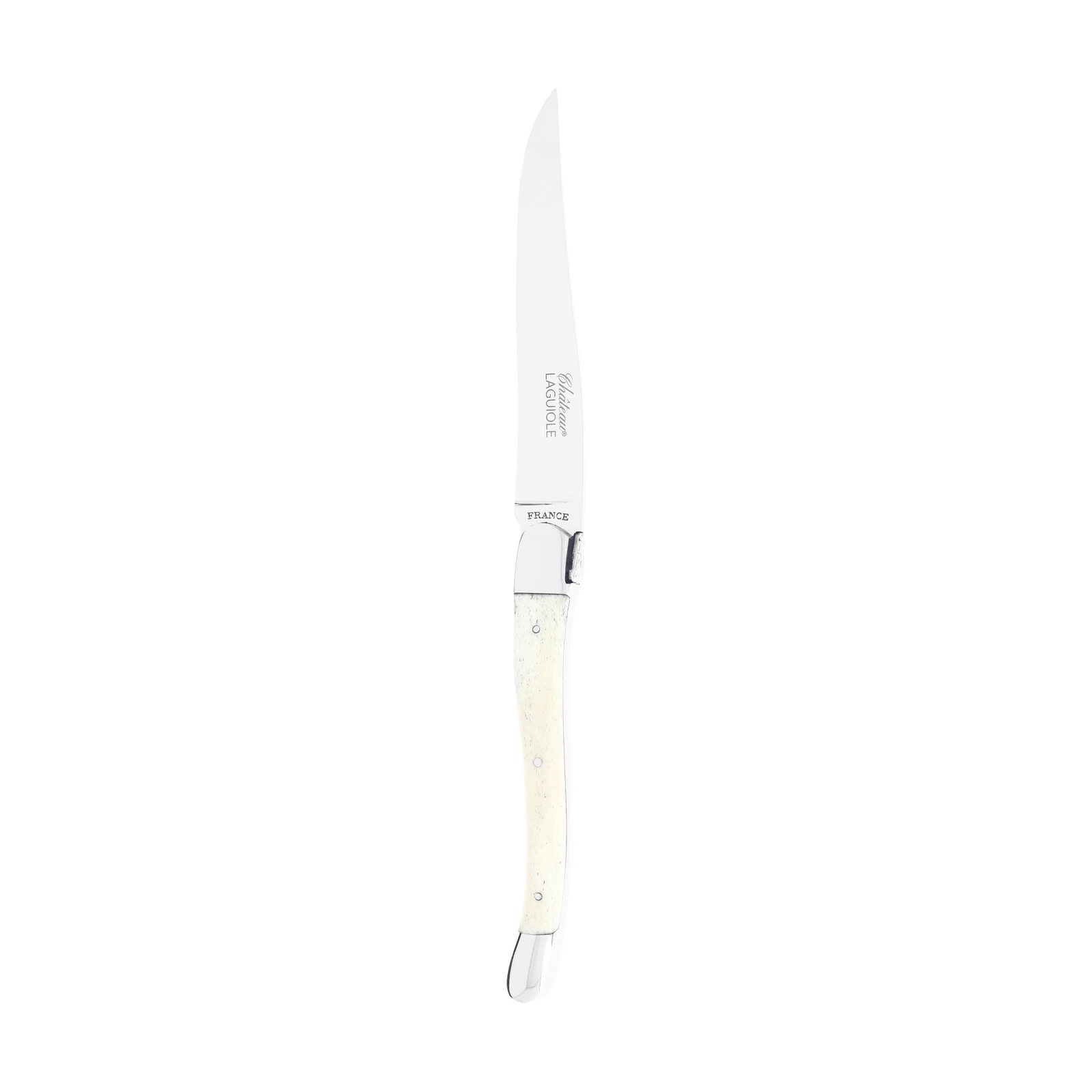 Château LAGUIOLE Signature Steak knife two bolsters White bone