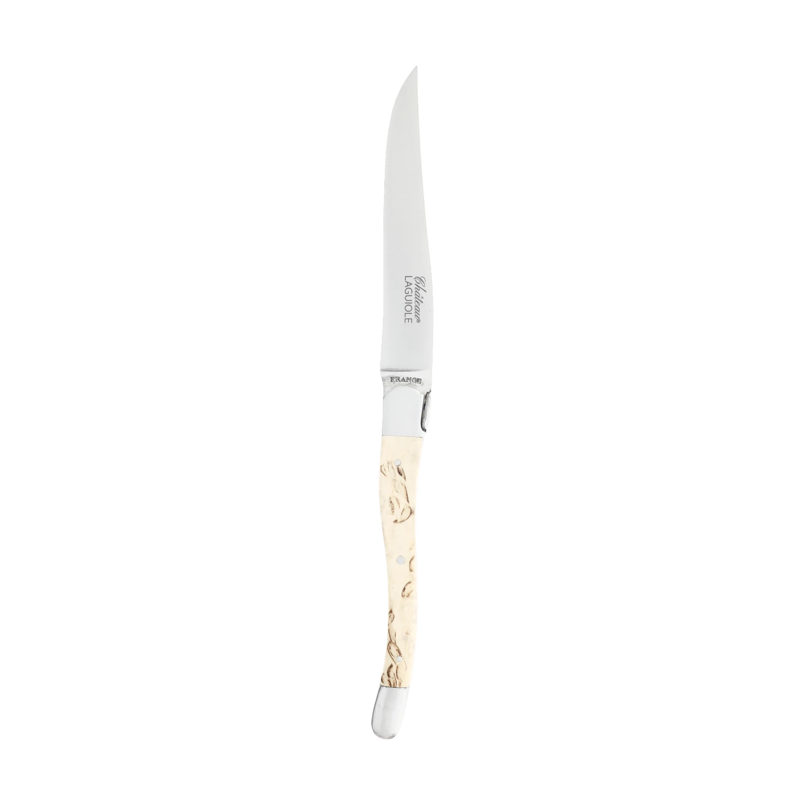 Château LAGUIOLE Signature Steak knife two bolsters Norwegian Birch wood