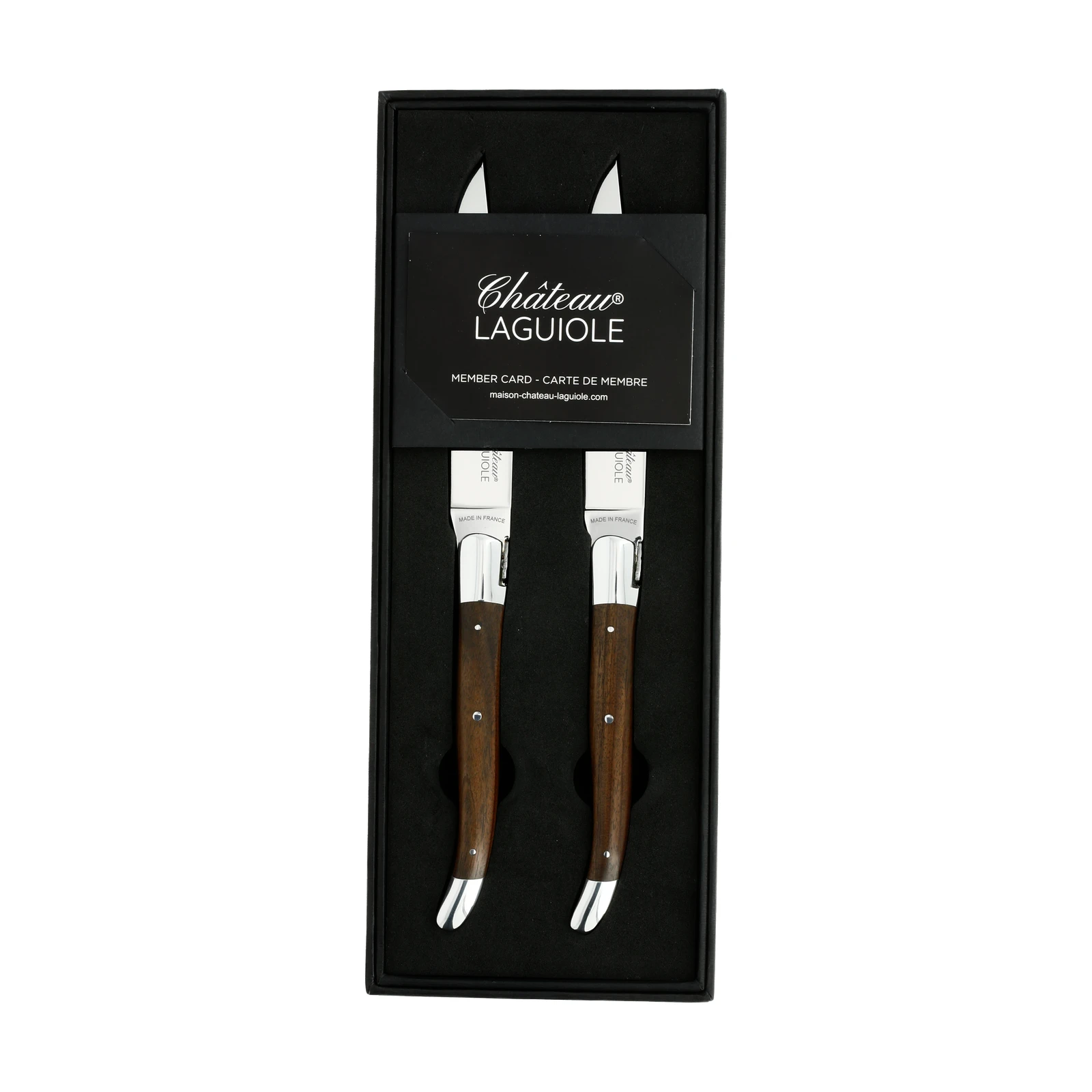 Château LAGUIOLE Heritage 테이블 나이프 2 볼스터 아이언 우드 — 4