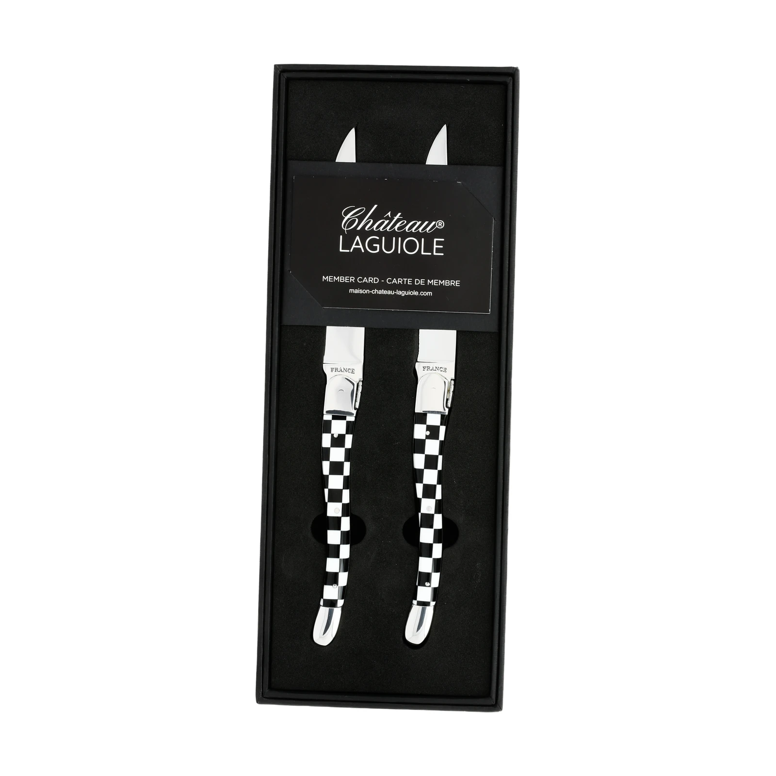 Château LAGUIOLE Signature Steak knife two bolsters Mosaic pavement — 4