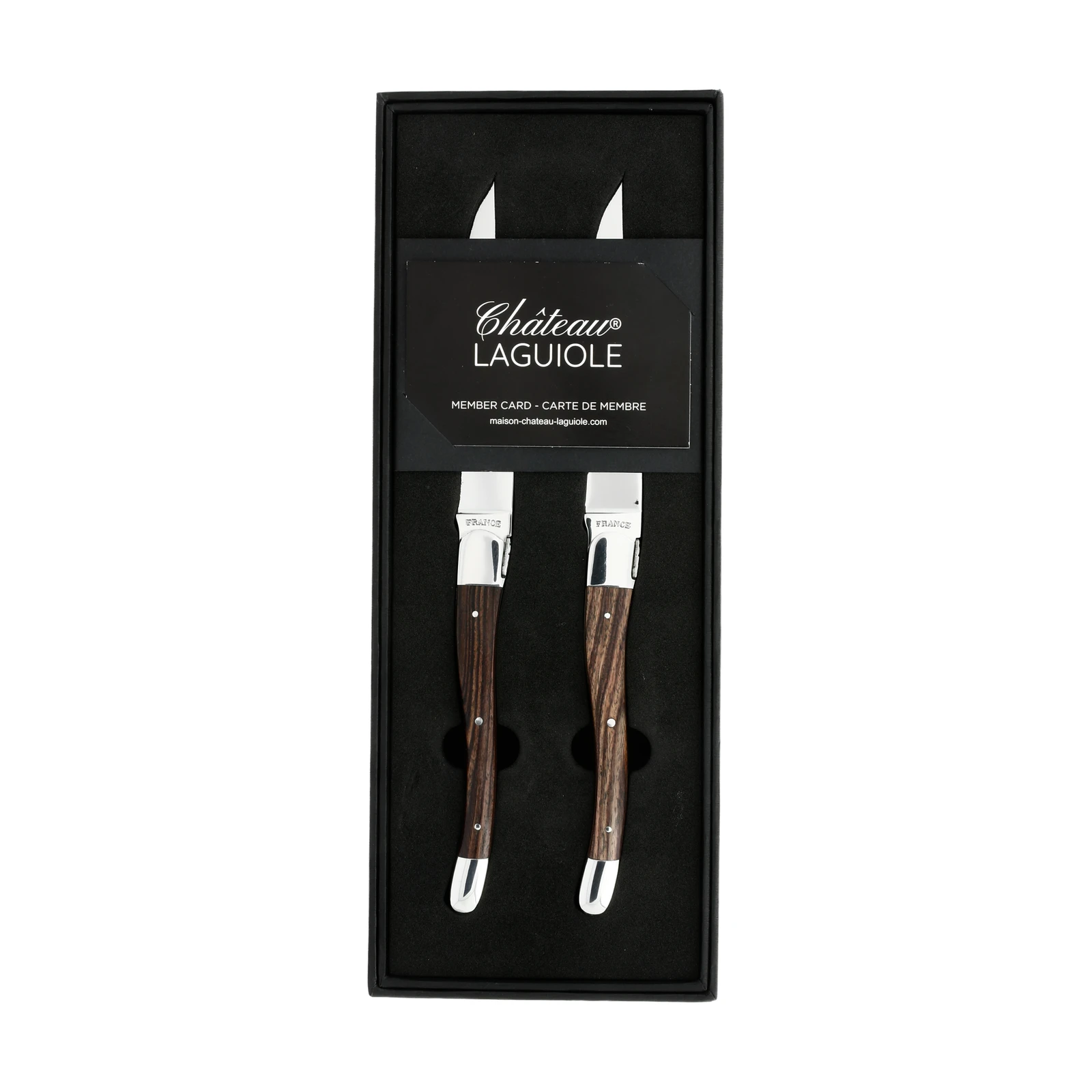 Château LAGUIOLE Signature 餐刀 雙刀枕 玫瑰木 — 3